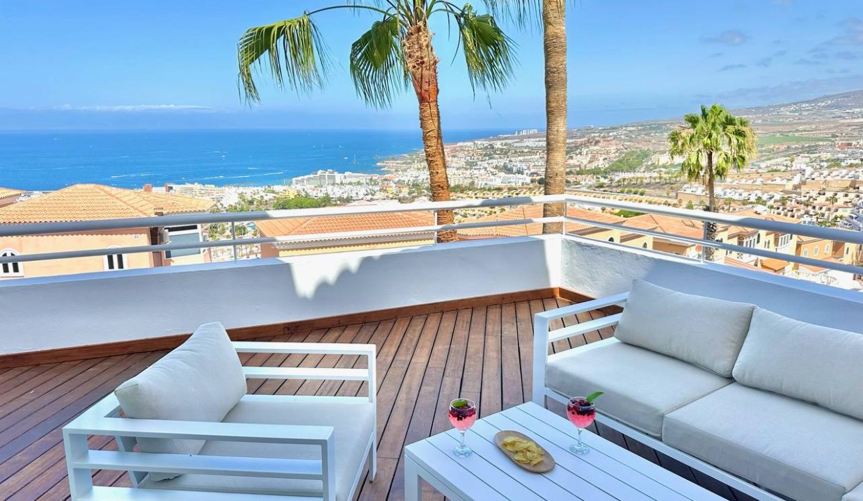 Villa Taoro, ocean views in Tenerife South